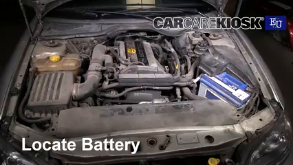 Battery Replacement 2000 Opel Omega GLS 2.2L 4 Cyl